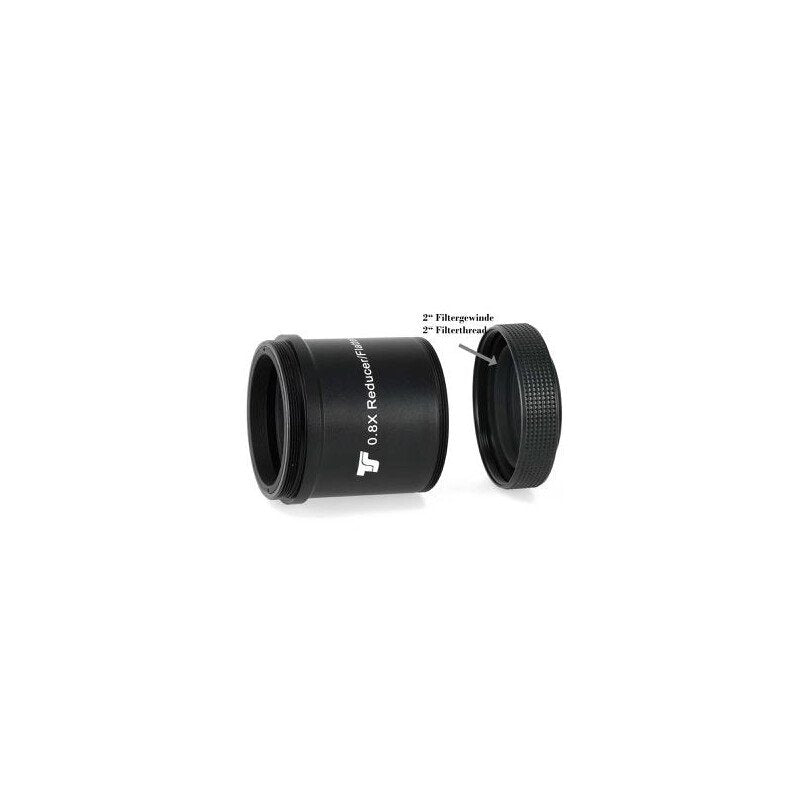 TS Optics flattener reducer 0,8X per ottimizzare il campo corretto in astrofotografia