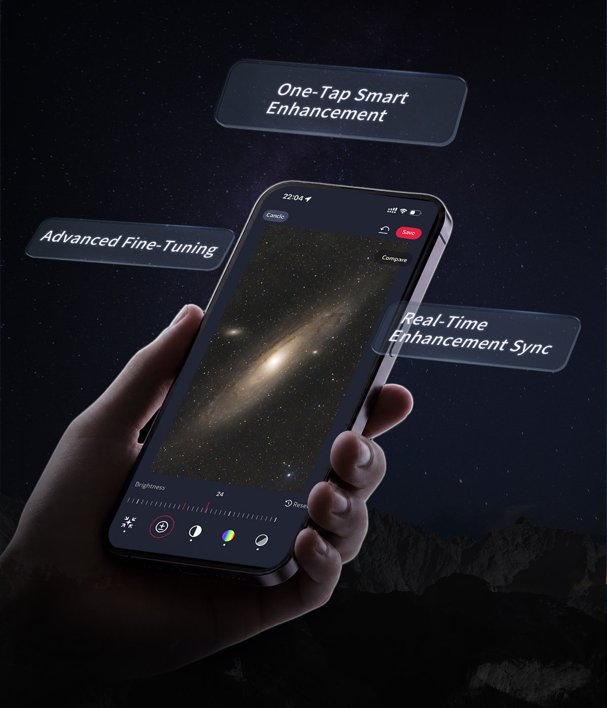 ZWO Seestar S50 Pro: post-produzione con un tocco ed editing avanzato dall'app Seestar
