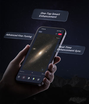 ZWO Seestar S50 Pro: post-produzione con un tocco ed editing avanzato dall'app Seestar