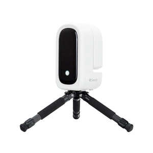 ZWO Seestar S50 Pro: pannello anteriore e pulsante di accensione del telescopio smart