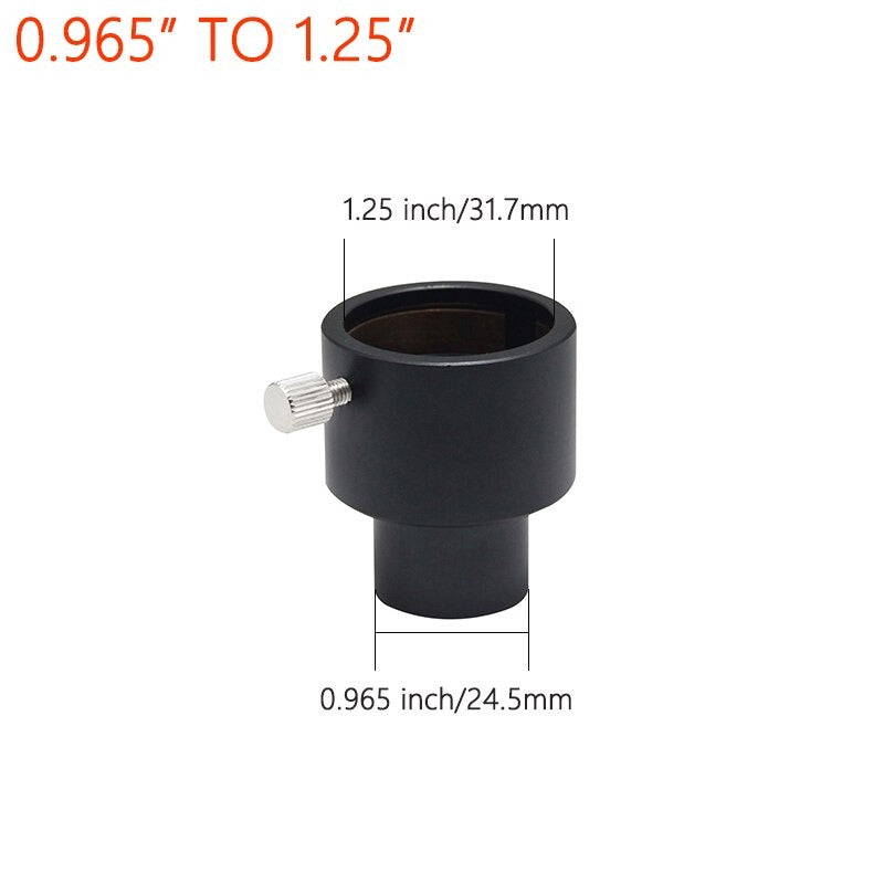 Take TK ASAD1 adattatore per telescopi da 1,25 pollici 31,8 mm a 0 965 pol 24,5 mm per collegare accessori fotografici o astronomici