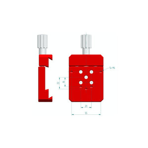 PrimaLuceLab morsetti per piastra a coda di rondine plus vixen losmandy per connessioni e supporto del setup astronomico