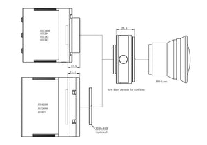 ZWO cassetto porta filtri adattatore filtri per obiettivi canon per collegare accessori fotografici o astronomici