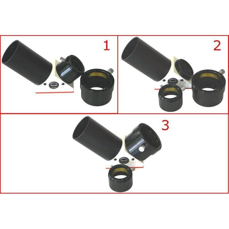 Lunt Solar Systems adattatore T2 su 2 per blocco filtri lunt per collegamento e compatibilità tra accessori ottici e fotografici