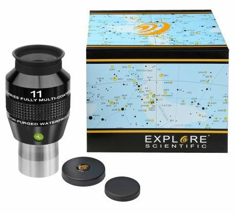 Explore Scientific 82 ar oculare 11 mm 1,25 pol per osservazione visuale con telescopi solari o astronomici