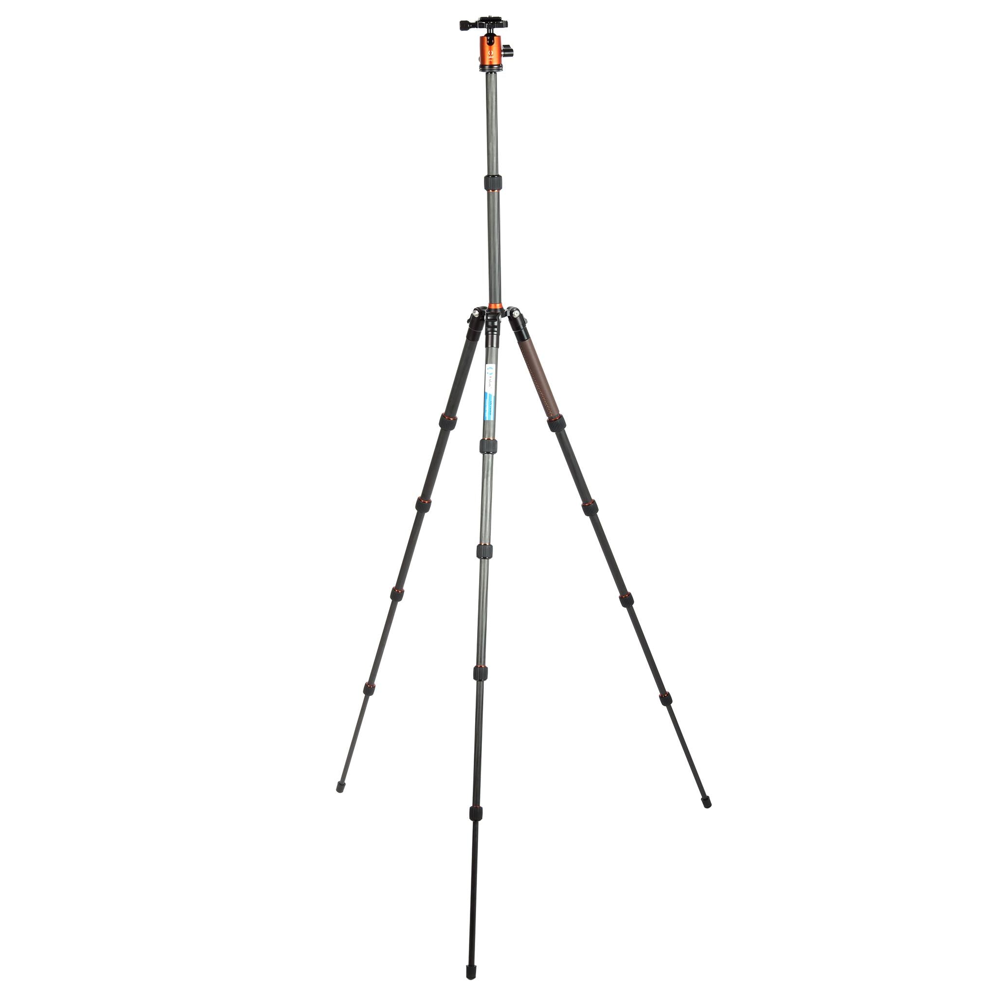 Take TK-TC1551HPQ0 kit treppiede fotografico in fibra di carbonio con testa panoramica TK-HPQ0