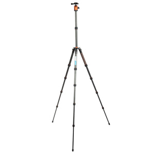 Take TK-TC1551HPQ0 kit treppiede fotografico in fibra di carbonio con testa panoramica TK-HPQ0