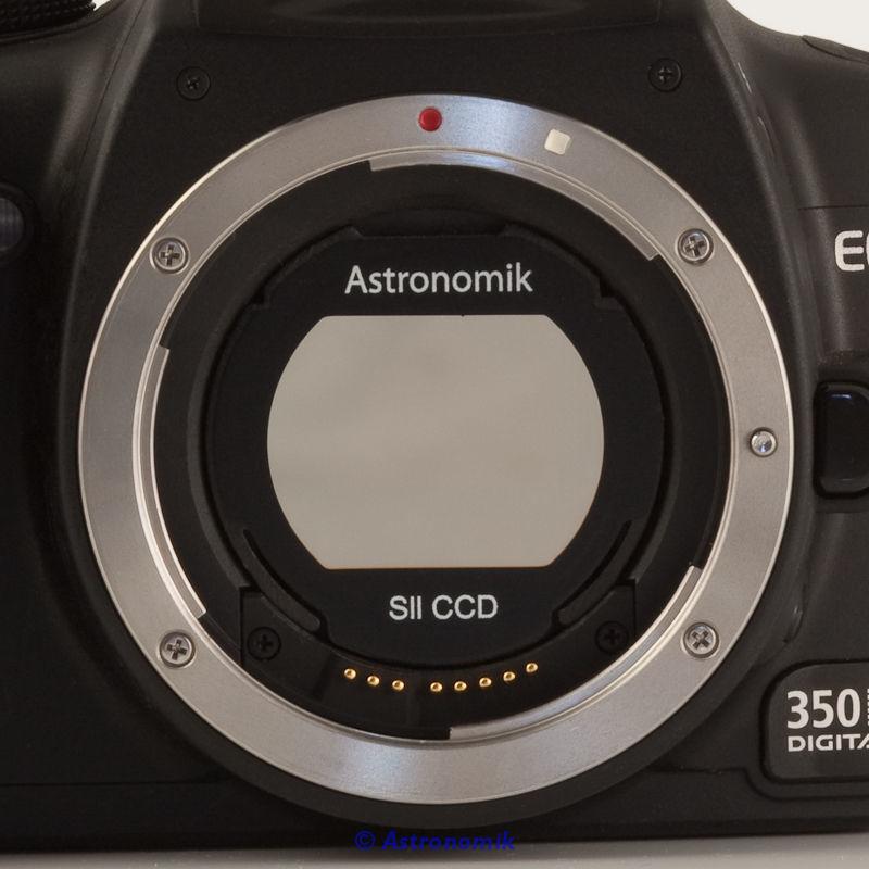 Filtro CCD con clip Astronomik SII para cámaras Canon EOS APS-C SOLO PARA cámaras SLR, no para cámaras sin espejo