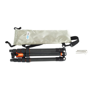 Take TK-TC1551HPQ0 kit treppiede fotografico in fibra di carbonio con testa panoramica TK-HPQ0