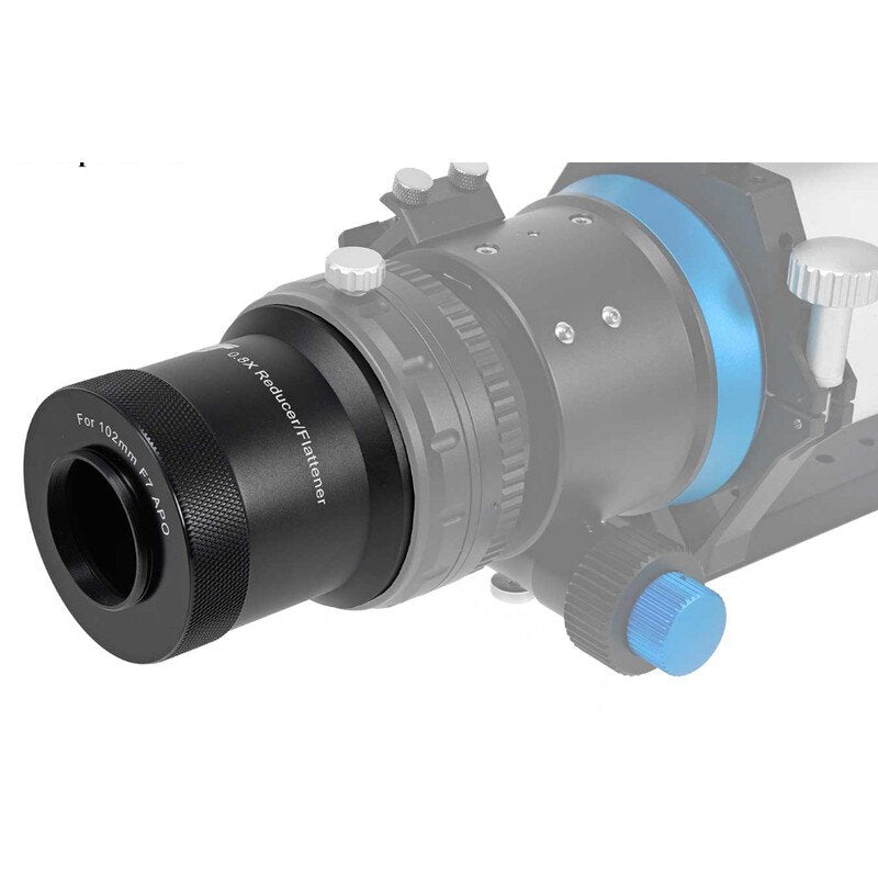 Flattener reducer 0 8x CF APO 102 per calibrazione e protezione del telescopio
