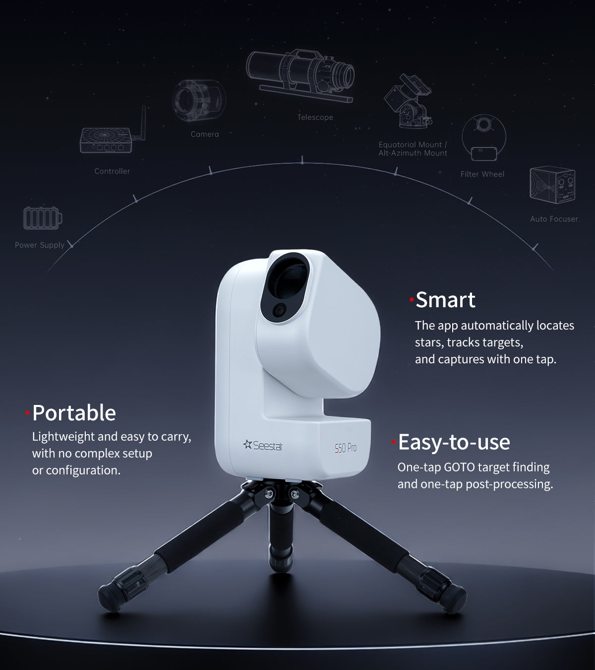 ZWO Seestar S50 Pro: imaging di livello professionale in un telescopio smart all-in-one