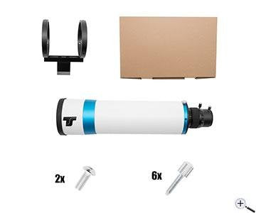 TS Optics cercatore di cannocchiale guida da 80 mm con focheggiatore elicoidale non rotante per rotazione o messa a fuoco precisa del setup astronomico