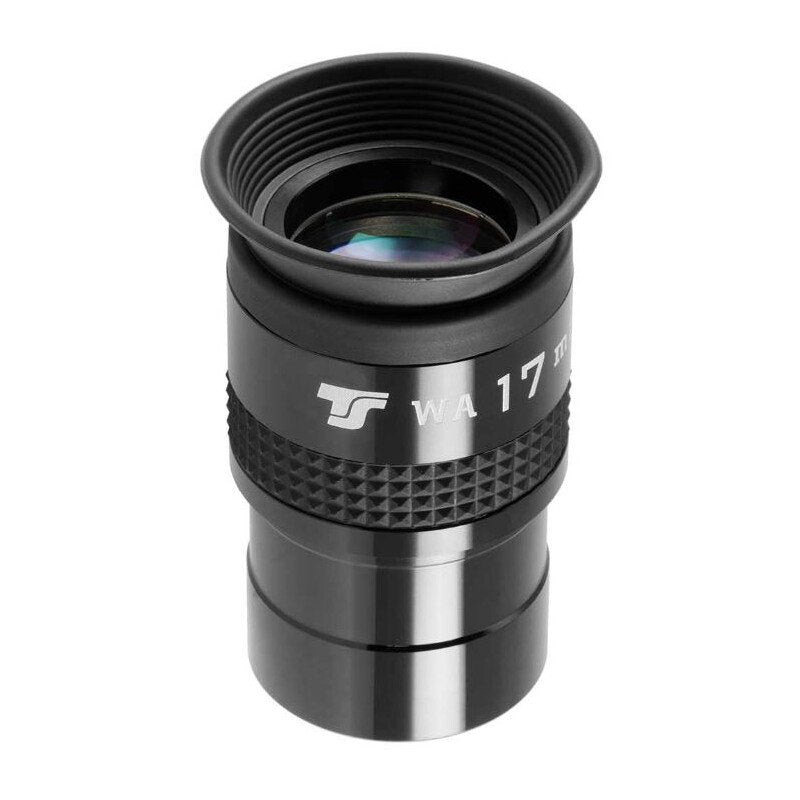 TS Optics oculare WA 70° 17 mm da 1,25" per osservazione visuale con telescopi e microscopi