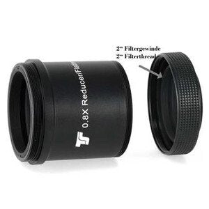 TS Optics flattener reducer 0,8X per CF APO 80 per ottimizzare il campo corretto in astrofotografia
