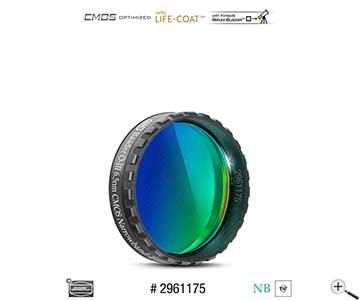 Baader ,25 pollici OIII filtro a banda stretta 6,5 nm ottimizzato per CMOS per astrofotografia e osservazione astronomica