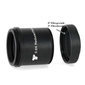 TS Optics flattener reducer 0,8X per ottimizzare il campo corretto in astrofotografia