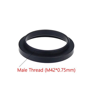 Take anello adattatore da M48x0,75 femmina a T2 M42x0,75 maschio in alluminio con backfocus 1 mm