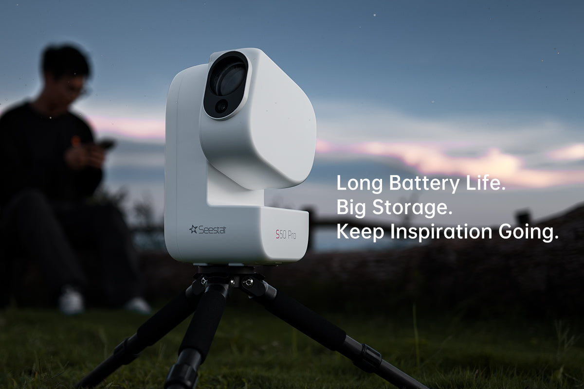 ZWO Seestar S50 Pro: batteria da 10.000 mAh con autonomia fino a 9 ore di osservazione