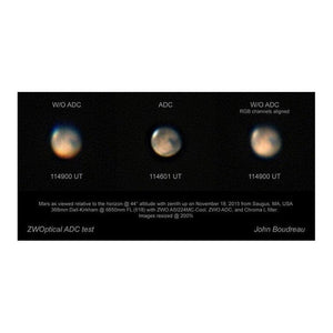 ADC atmospheric dispersion corrector Mark II per correggere il campo e ottimizzare le immagini in astrofotografia