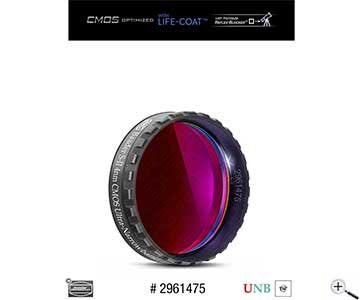 Filtro Baader S-II de banda ultra estrecha de 4 nm y 1,25 pulgadas (optimizado para CMOS)