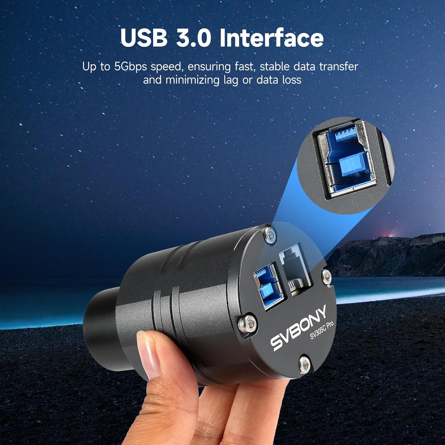 usato SVBONY sv305c pro camera planetaria e di guida IMX662 con st4