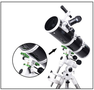 Sky Watcher slitta a coda di rondine tipo EQ5 lunghezza 21 cm per inseguimento e supporto stabile del telescopio