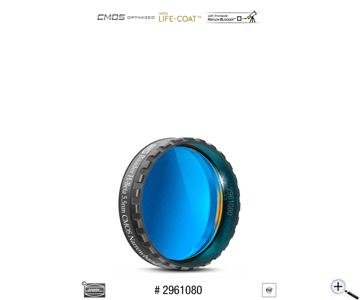 Filtro de banda estrecha Baader H-beta de 1,25 pulgadas y 5,5 nm (optimizado para CMOS)