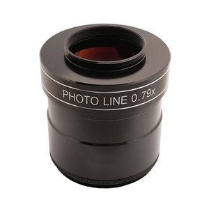 Reducer/corrector Photoline 0,79x da 3" per correggere il campo e ottimizzare le immagini in astrofotografia