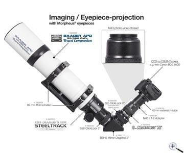 Baader morpheus 9 mm 76 wide field eyepiece per osservazione astronomica con telescopio