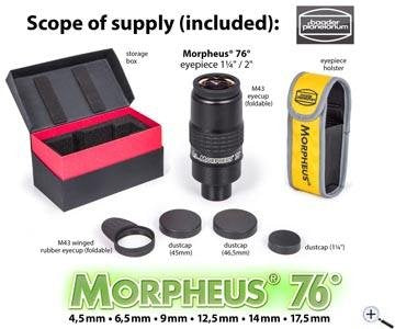 Baader morpheus 9 mm 76 wide field eyepiece per osservazione astronomica con telescopio