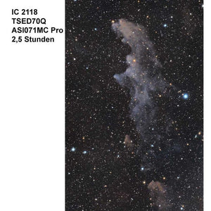 TS Optics rifrattore apocromatico AP 70/474 OTA per osservazione astronomica e astrofotografia