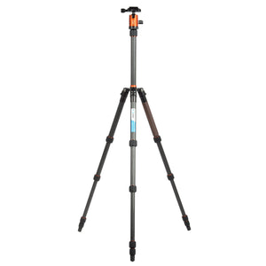 Take TK-TC1551HPQ0 kit treppiede fotografico in fibra di carbonio con testa panoramica TK-HPQ0