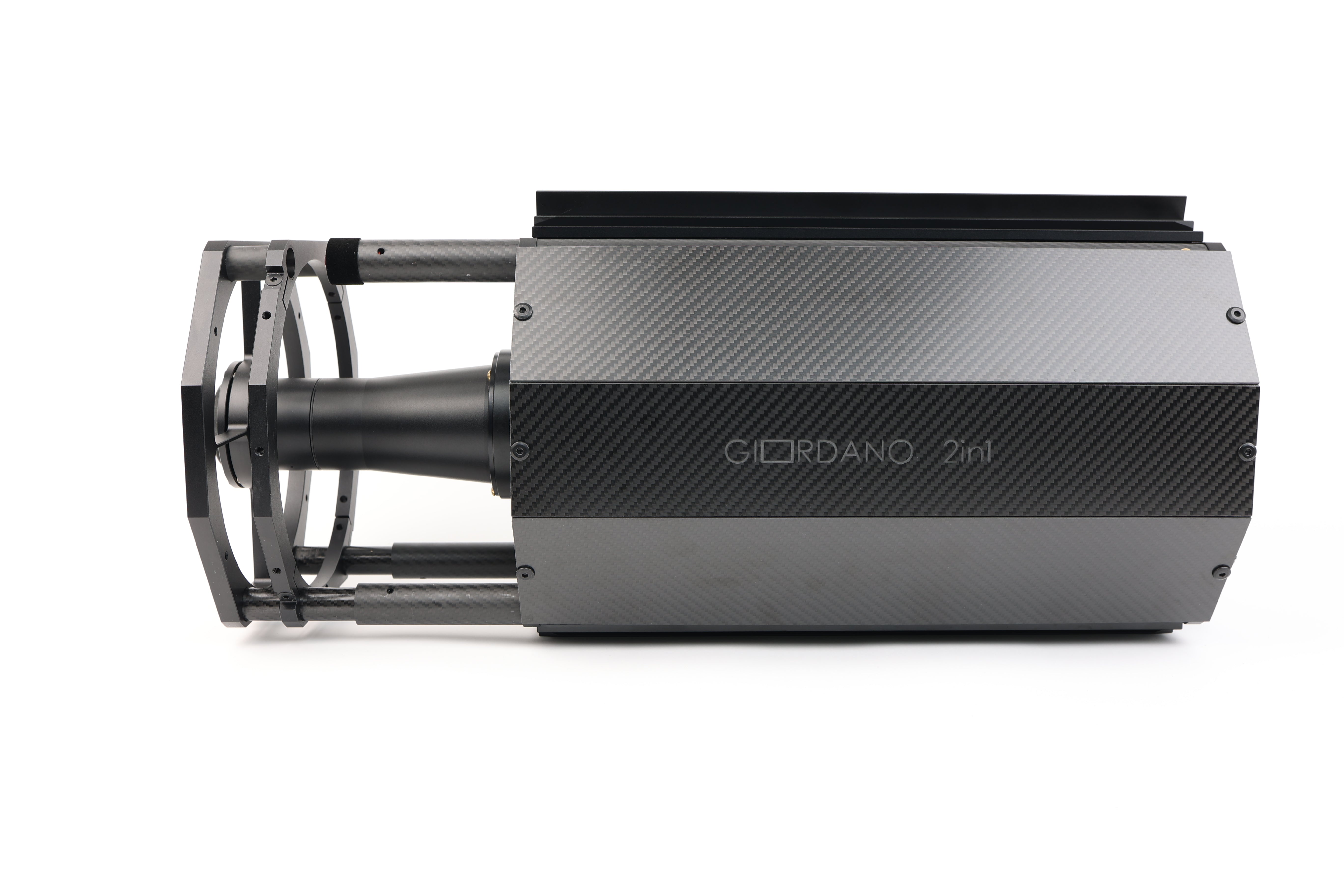 Giordano® RCN8 2-in-1 – Telescopio modulare Ritchey-Chrétien f/8 + Newton FAST f/3 con focheggiatore integrato e struttura in carbonio/alluminio CNC