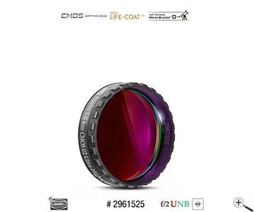 Filtro Baader S-II de ultraalta velocidad de 1,25 pulgadas y 4 nm (optimizado para CMOS)