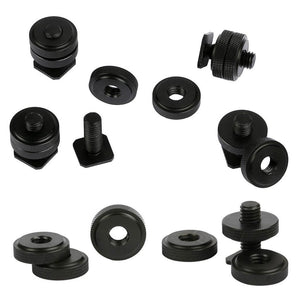Take vite adattatore hotshoe 6039 con vite da 3/8 pollice e doppio dado