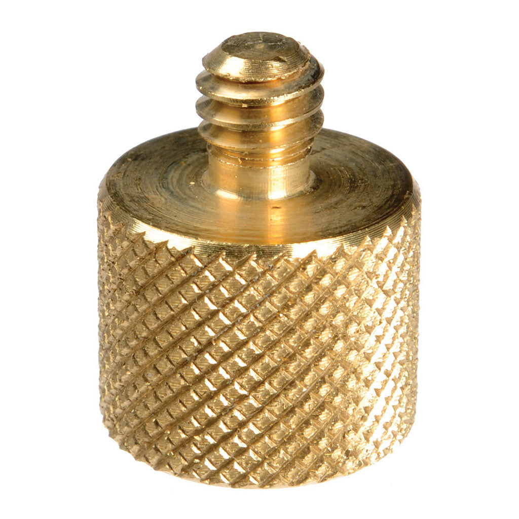 Nehmen Sie den Messing-Schraubadapter TK-2330 (3/8 Zoll Innengewinde auf 1/4 Zoll Außengewinde).