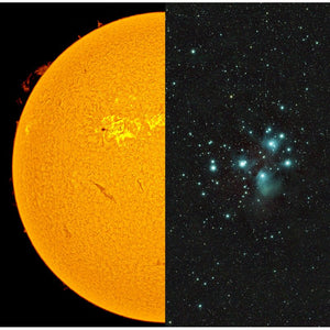 Lunt Solar Systems telescopio solare st 70/420 ls60mt ha b1200 ft allround ota per osservazione solare sicura e ad alto contrasto