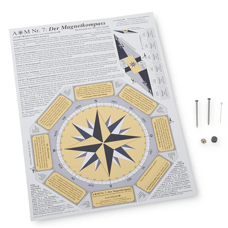 Astromedia kit bussola magnetica per osservazione astronomica e astrofotografia avanzata