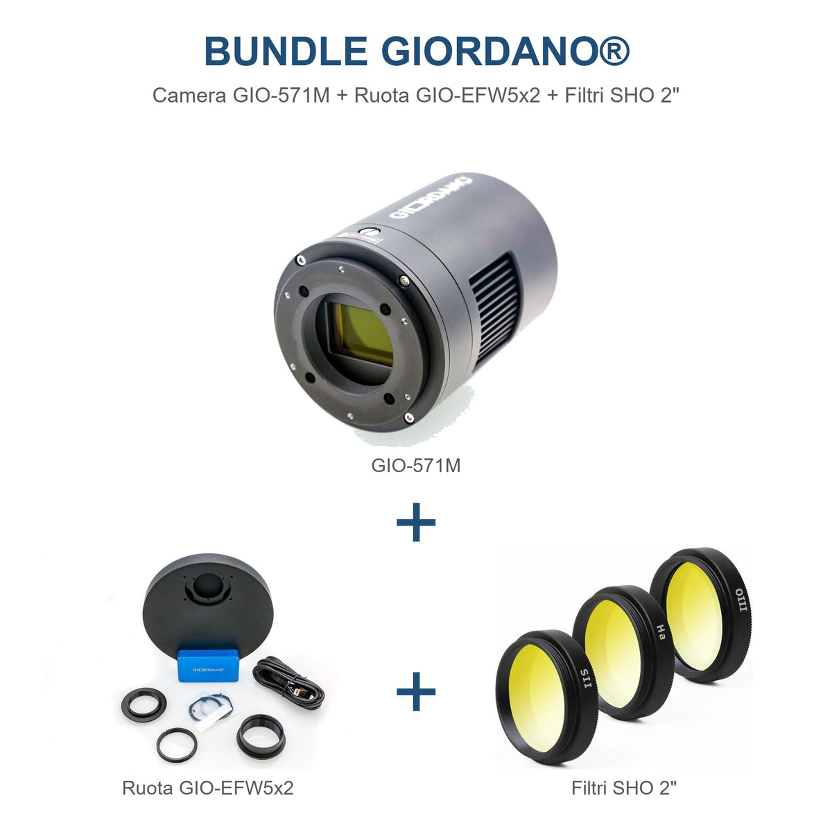 Bundle GIORDANO® GIO-571M + Ruota Portafiltri GIO-EFW5x2 + Filtri SHO 2"