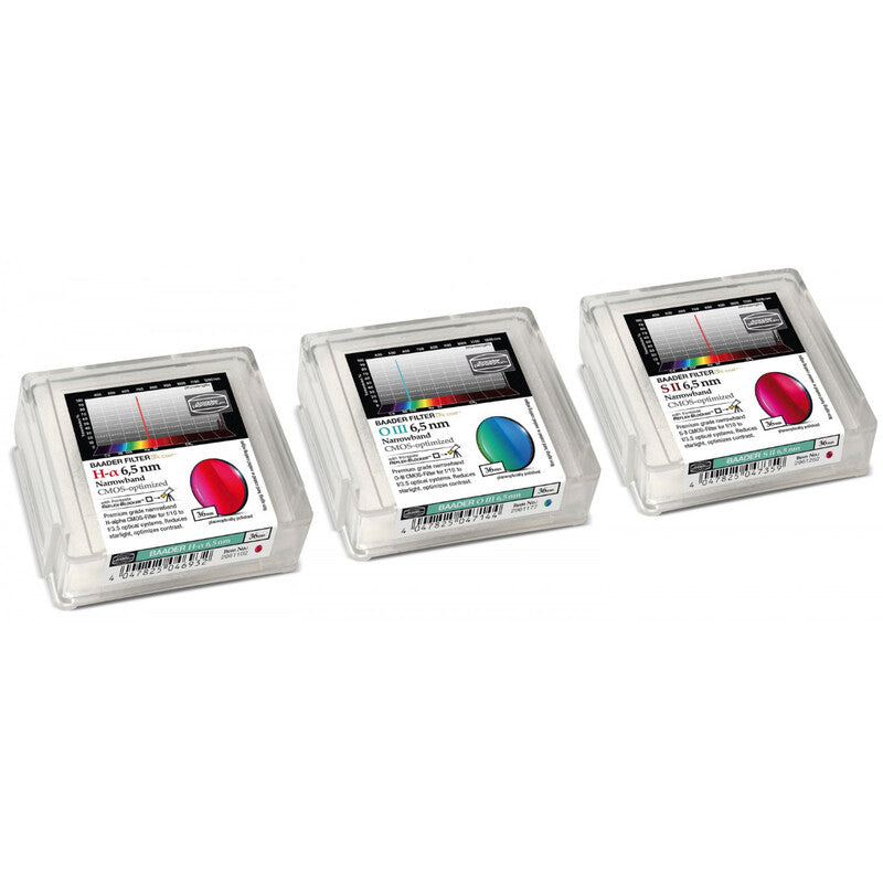Baader filtro H-alpha OIII SII narrowband 36 mm CMOS optimized usato con garanzia 2 anni