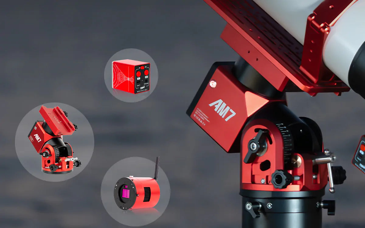 ZWO AM7 montatura equatoriale Harmonic Drive ad alta capacità di carico per astrofotografia avanzata