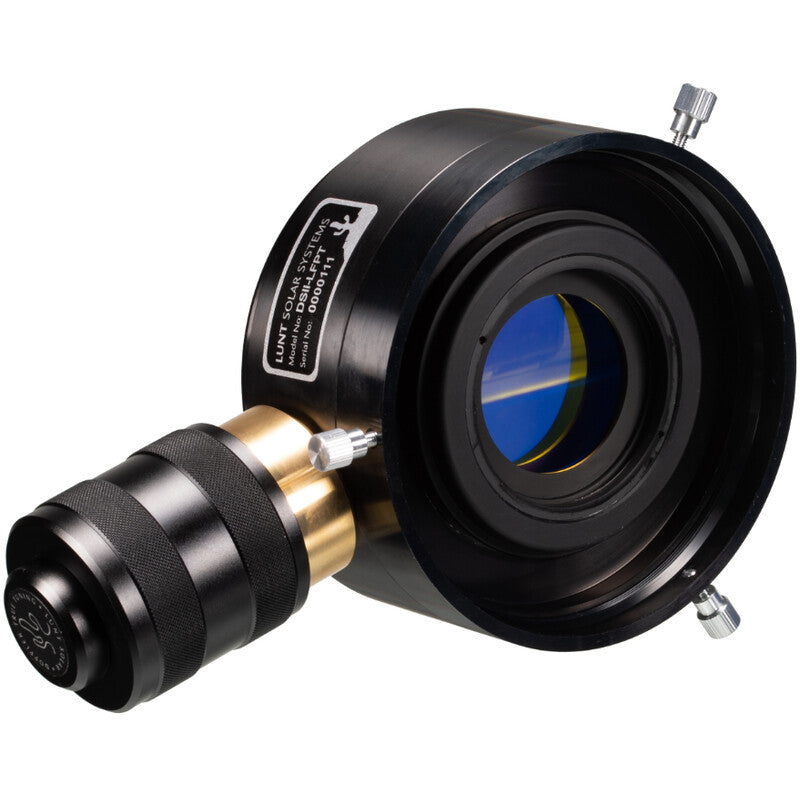 Lunt Solar Systems Filtro a doppio strato DSII per telescopio solare LS130MT Ha filtri di vetro montati