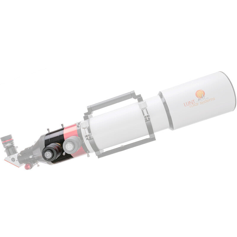 Lunt Solar Systems Filtro a doppio strato DSII per telescopio solare LS130MT Ha filtri di vetro montati