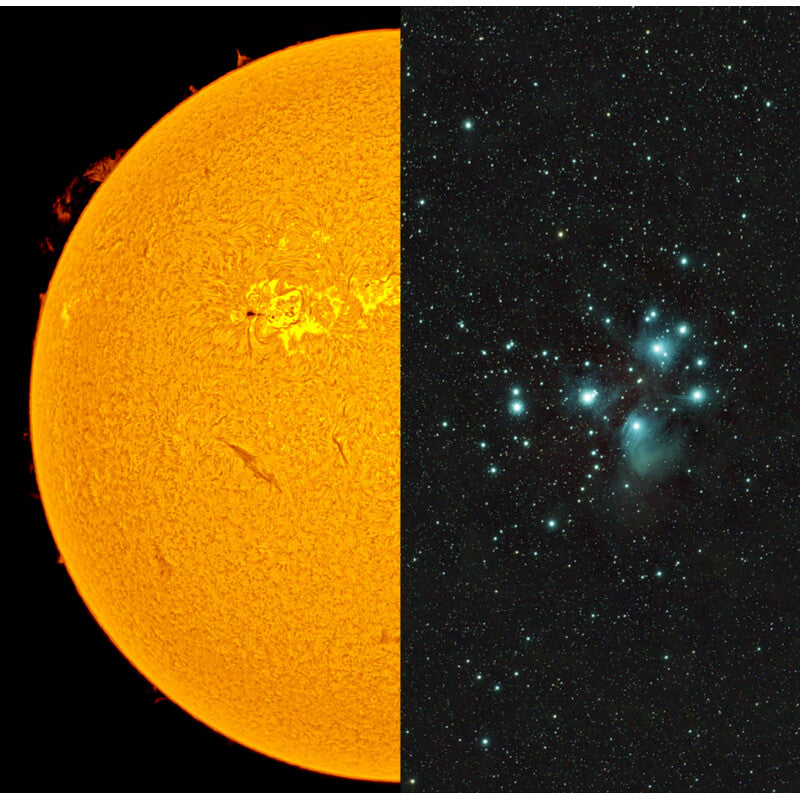 Lunt Solar Systems Telescopio Solare ST 70/420 LS60MT Ha B1200 Allround OTA telescopio solare