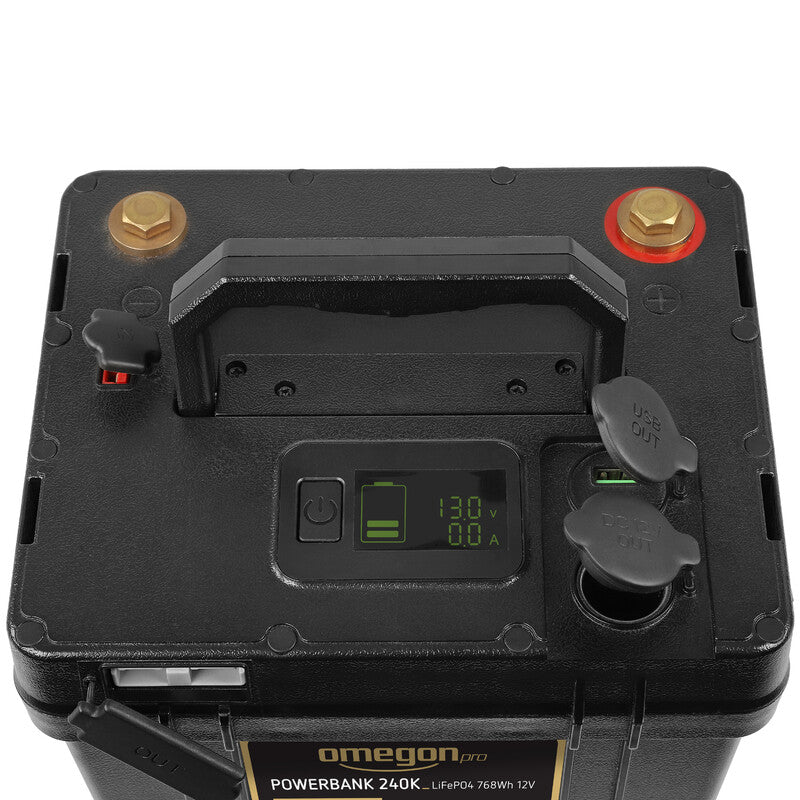 Omegon Pro Powerbank 240k LiFePO4 768Wh 12V batterie