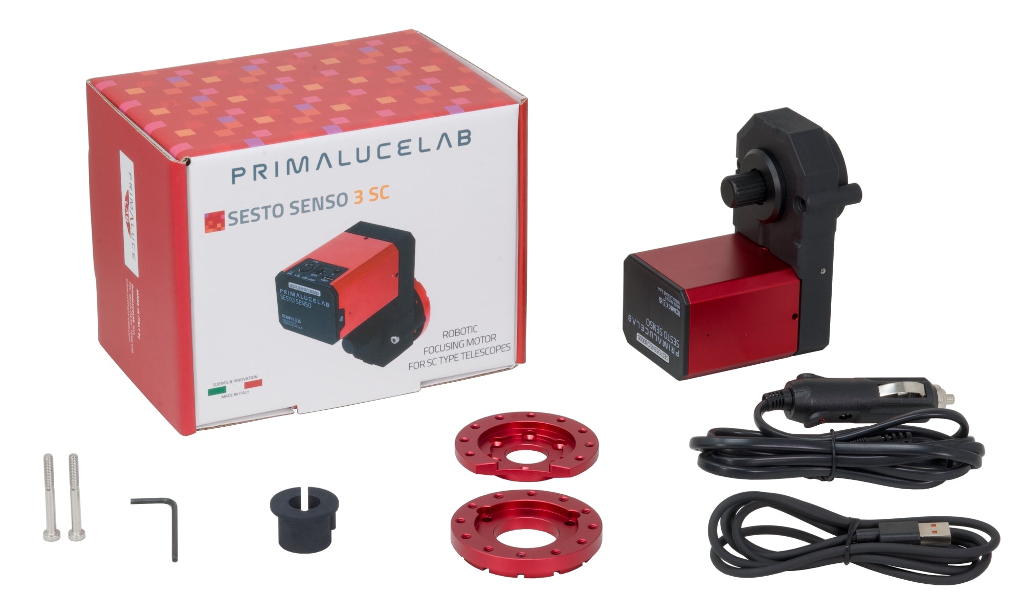 PrimaLuceLab sesto senso 3 sc motore di messa a fuoco robotico per telescopi schmidt cassegrain edgehd e rasa