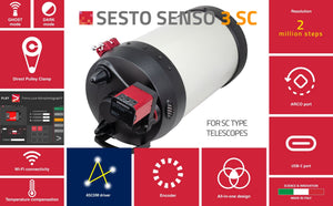 PrimaLuceLab sesto senso 3 sc motore di messa a fuoco robotico per telescopi schmidt cassegrain edgehd e rasa