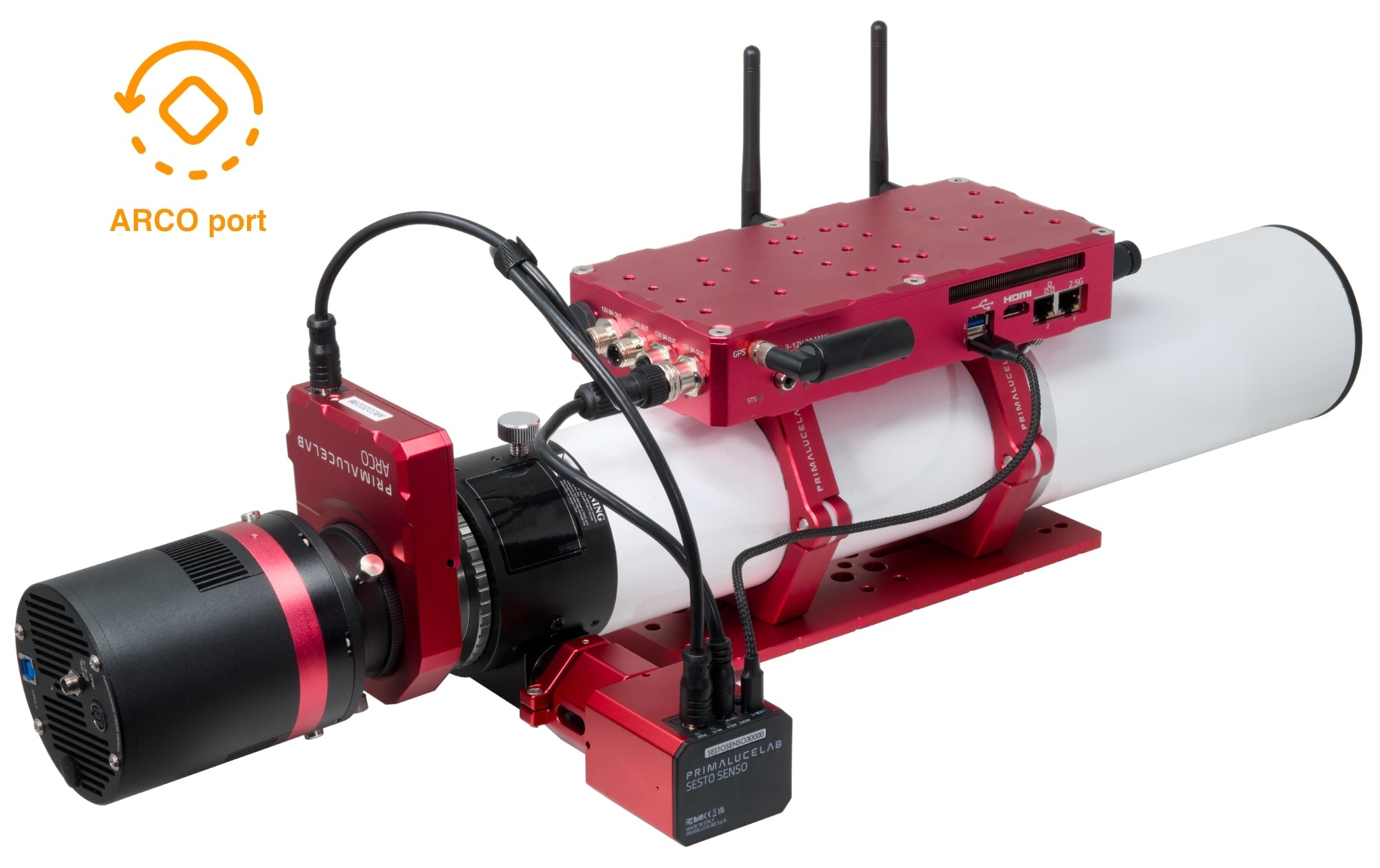 PrimaLuceLab sesto senso 3 motore di messa a fuoco robotico USB c Wi‑Fi per focheggiatori crayford e a cremagliera