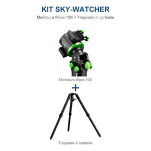 Sky-Watcher Wave 100i Montatura Armonica EQ-AZ + Treppiede in Carbonio