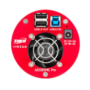 ZWO asi585mc pro camera raffreddata cmos a colori per deep sky e planetario per astrofotografia, riprese planetarie o deep sky